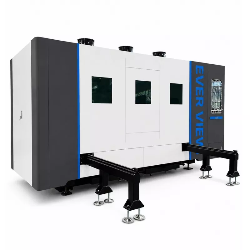 Horizontalis Large Conclusus Fiber Laser Secans Machina