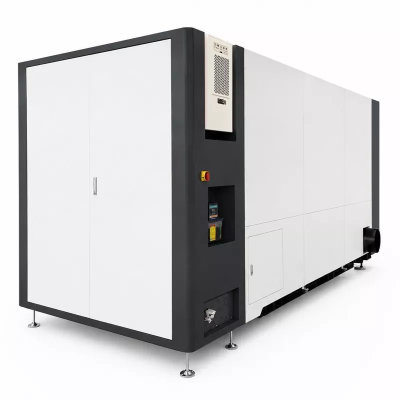 Horizontalis Large Conclusus Fiber Laser Secans Machina