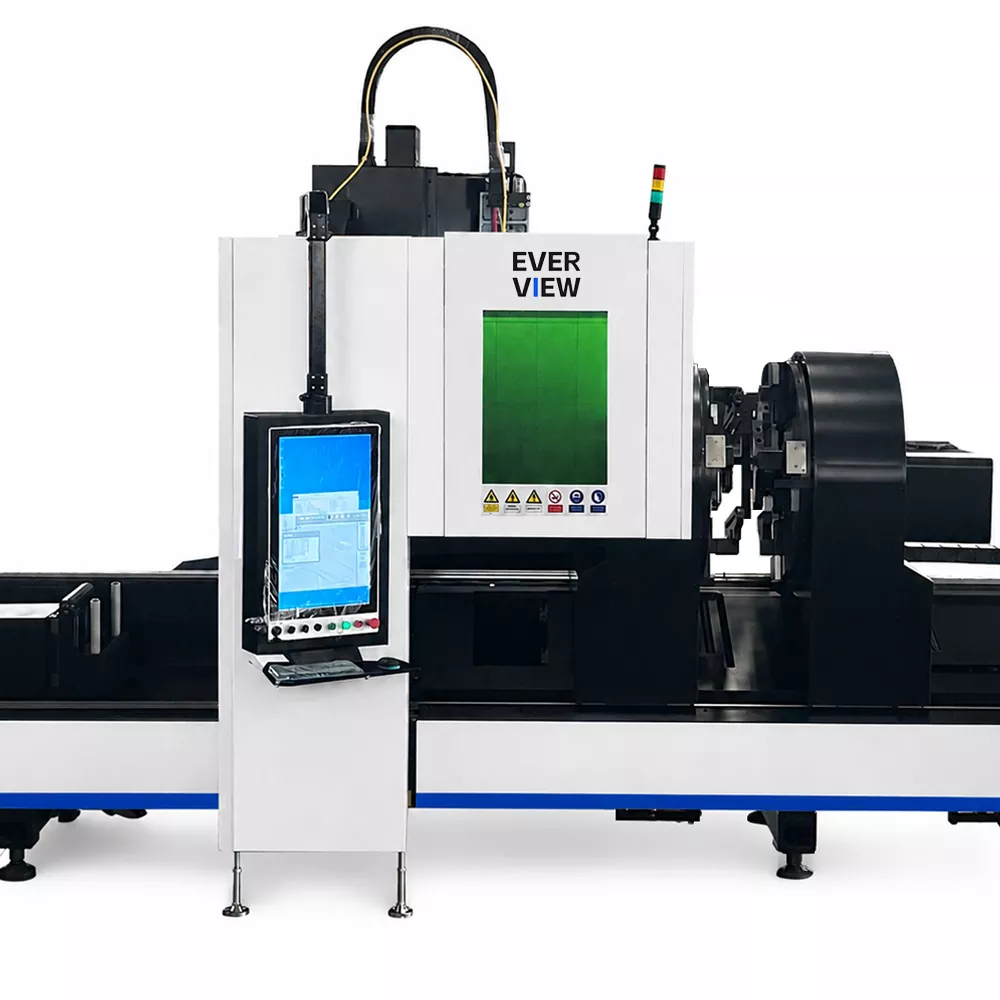 Gravis Officium Tres-Spindle Laser Pipe secans Machina